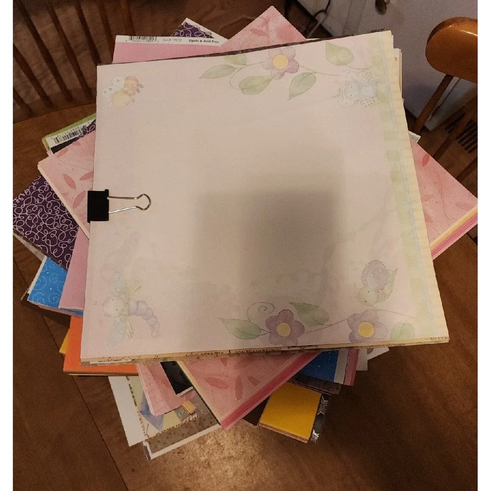 Scrapbook Paper 12‎ x 12 - 50 Sheets Mixed Lot